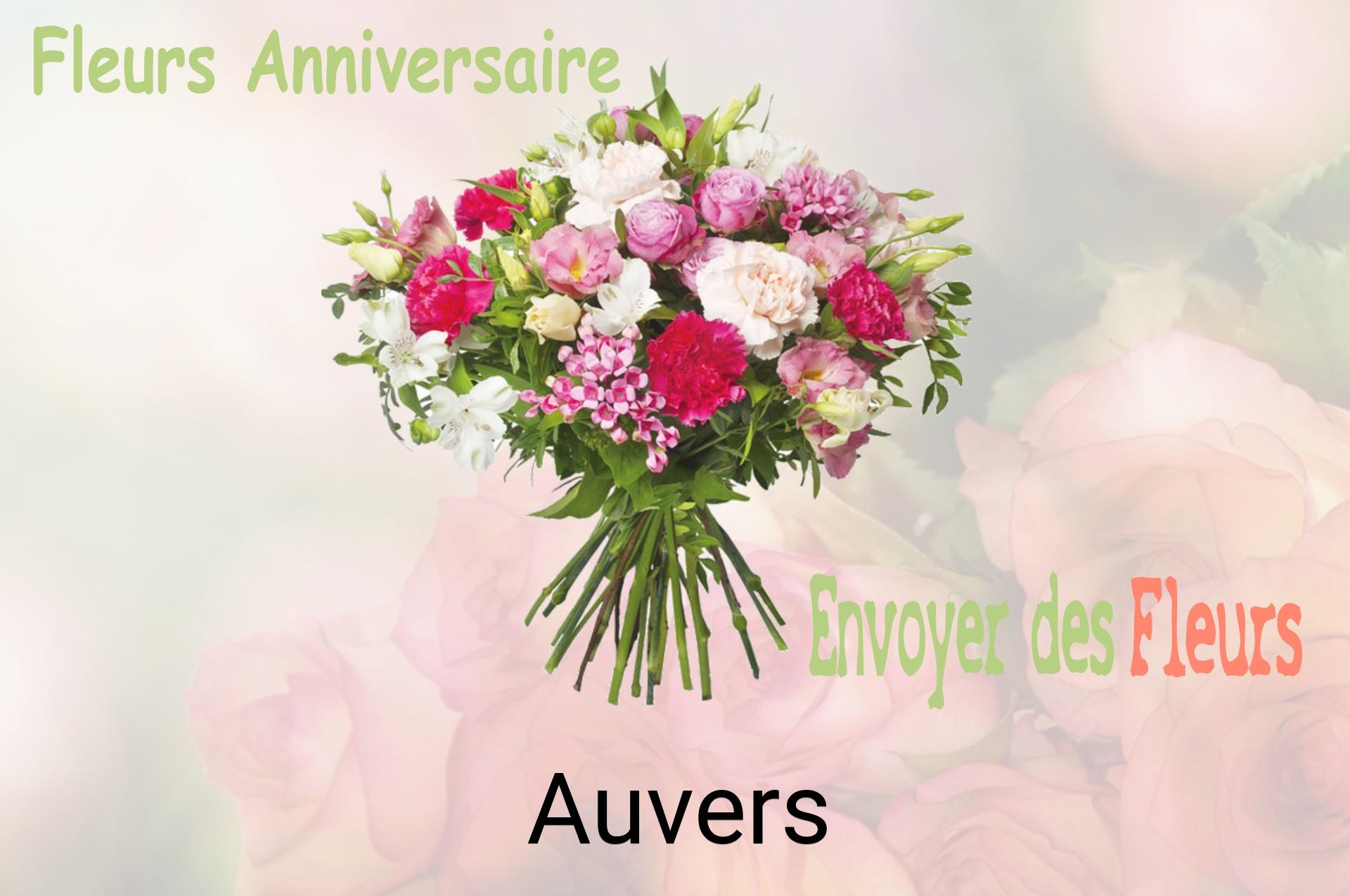 Bouquet de fleurs d’anniversaire livré à Auvers